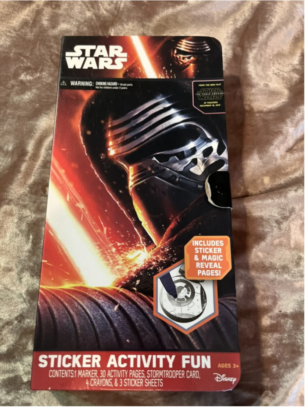 Star Wars Sticker Activity Fun Book By TARA 2015 Coloring Stickers Kylo Ren